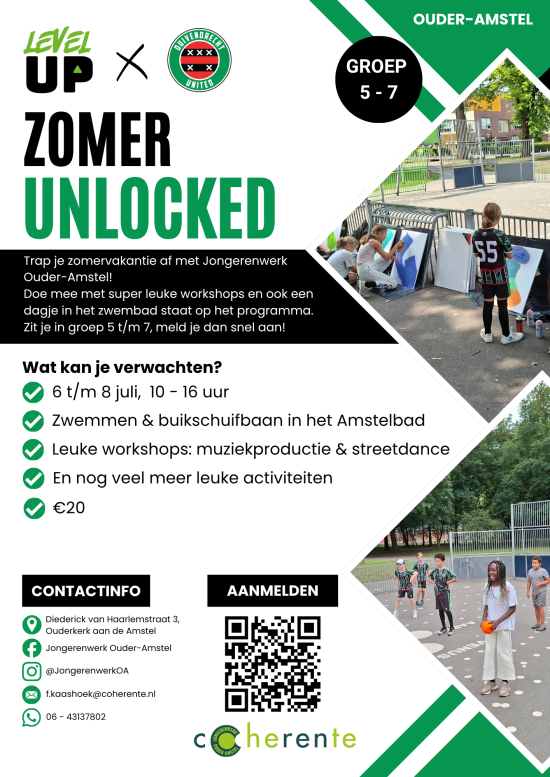 Zomer Unlocked 2026 groep 5-7