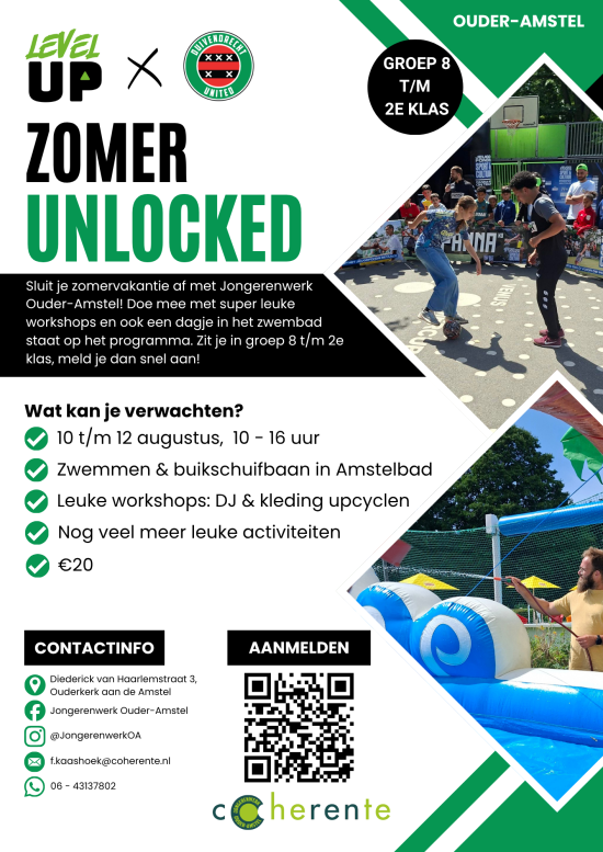 Zomer Unlocked 2026 groep 5-7